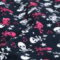 Preview: Baumwollstoff Motivdruck Pink Skulls Totenköpfe Skulls